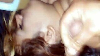 i got a facial with cum all over my face, oops