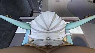 Having rough sex with hot demon