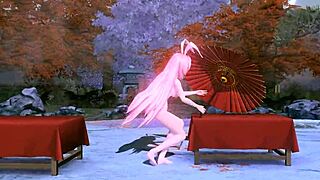 Megurine Luka in full nude mod from project diva