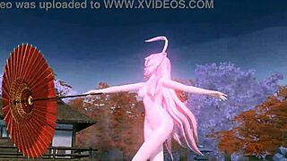 Megurine Luka in full nude mod from project diva