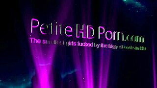 Diminutive Teen Beauty Sucks Cock Roughly in POV Hardcore Scene, Reaching Orgasm.