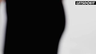 Skinny girlfriend enjoys intimate moments with her partner