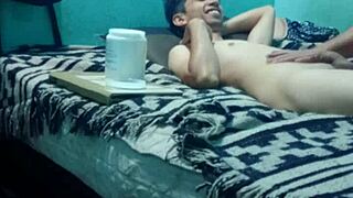 Skinny guy gets an intimate sensual massage from me 😊