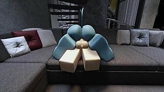 Can you handle rough Roblox sex with a sizzling hot demon like this?