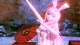 Megurine Luka in full nude mod from project diva