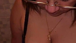 Stepmom Catches Me Masturbating with Her Thong and Sucks Me Off Hard Part 1.