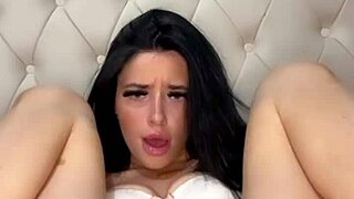 teen american student masturbates solo on webcam