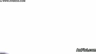 Unusual lesbo honeys are fist fucking slim vulvas and anuses