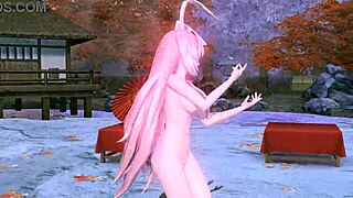 Megurine Luka in full nude mod from project diva