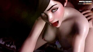 I love this Overwatch anal compilation in the shower