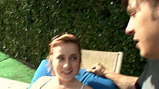 Horny Brunette Gets Intense Creampie