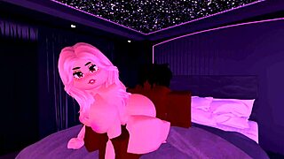 Blonde bitch rides monster cock