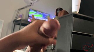 Fart play raunchy black babe msnovember with curvy booty and giant boobies