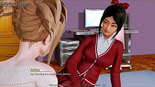 Exploring the harem hotel game world 😊