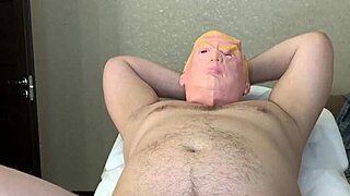 Donald t says, 'Your wet pussy looks pretty in latex'