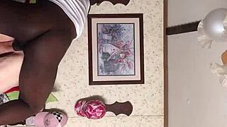 Granny craves young 18+ black dick in wild action