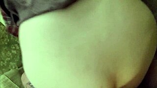 mtf asian redhead shemale gets unexpected creampie from daddy