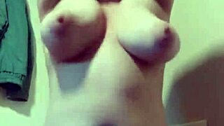 Oiled up solo ride with bouncing tits steals the show. Can't look away!