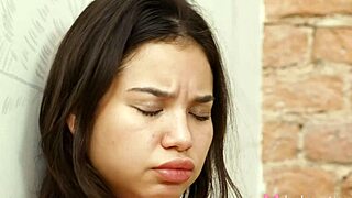 Wow, marika sherman moaning loudly as she masturbates to orgasm in the bathroom close up!