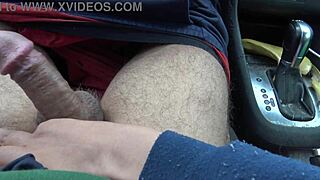 Why is this busty French stepmom groping her stepson in the car?