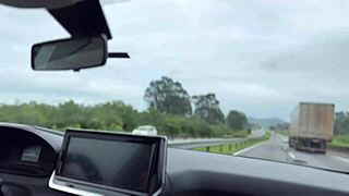 Uber Woman Spreads Ass For Client's Cum!