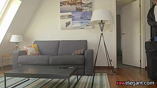 massaged eurobabe anally slammed after bj