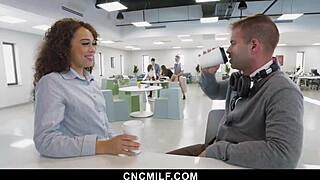 Employees at the freeuse office bang anytime they want at CNCMilf. It's total chaos!
