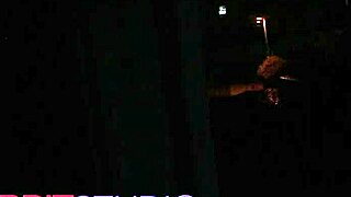 British Babe in Lingerie Pounds Dildo Hard in Wild Woods Roleplay