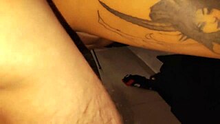 Stepdaughter addicted to anal sex with muscular stepdad, featuring gaping and blowjob