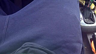 Why is this busty French stepmom groping her stepson in the car?