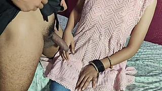 DIPALI BHABHI ENJOYS A COUPLE'S ADVENTURE WITH HUGE OLD FRIEND, TALL REDHEAD IN LIPSTICK AND BLINDFOLDED PANTY SNIFFING