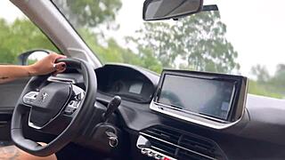 Uber Woman Spreads Ass For Client's Cum!