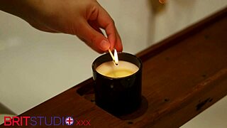 British Babe in Lingerie Pounds Dildo Hard in Wild Woods Roleplay