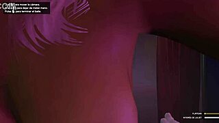 Blonde babe gives a private topless lap dance in Vanilla Unicorn, ripping clothes and teasing with thong