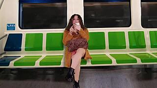 seducing my husband's best friend in public, flashing my natural tits like a dirty slut.