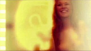 Want to lick that shaved teen pussy outdoors?