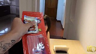 he knows her to put his penis in her mouth for sweets, they fuck secretly