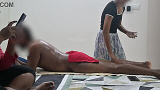 happy ending threesome massage at the spa with indian group, lots of fun and relaxation