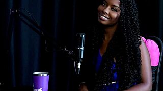 Blonde teen Emily Louise submissive in swingers orgy with black man and bisexual woman