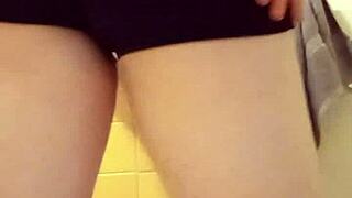 Compilation of toilet scenes to boost Twitter followers by searching AA porn