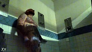 Solo in prison, stroking my big cock for wet cumshot!