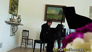 Real Stepsis Gets Jizz in Her Mouth from Big Ebony Cock