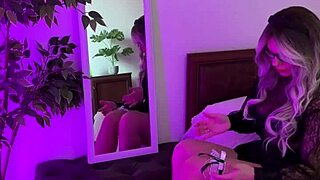 Gorgeous Mature Stuns in Sexy Garter and Heels