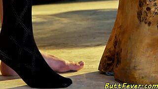 Stockings Babe Anally Drilled in Gaping Ass, Wow!