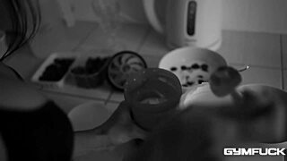 long-haired stunner inna innaki makes trainer cum hard in gym fuck