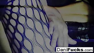 Dani Daniels feels intense pleasure masturbating her tight wet pussy to orgasm