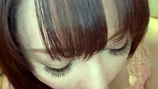 I can't stop thinking about this Japanese beauty with big tits. Her raw solo play in vertical video 036-2 drives me wild every time I watch.