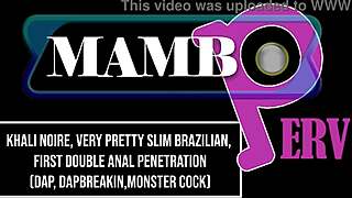 Khali Noire Takes Double Anal Penetration With Monster Cocks