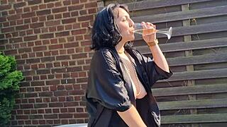 Mya Lorenn Gets Fucked In Ass By Lucky Neighbor!