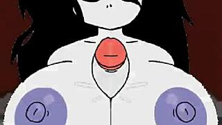 scared but intrigued by weird riding sex with boobs and tits.